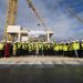 Major New Velindre Cancer Centre project milestone celebrated with topping out ceremony