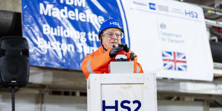 HS2 tunnelling begins on Old Oak Common to Euston section