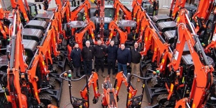 GGH Hire invests in 150 Kubota excavators in record fleet deal
