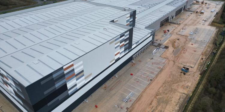 Major construction milestones reached at TJ Morris Distribution Centre, Doncaster