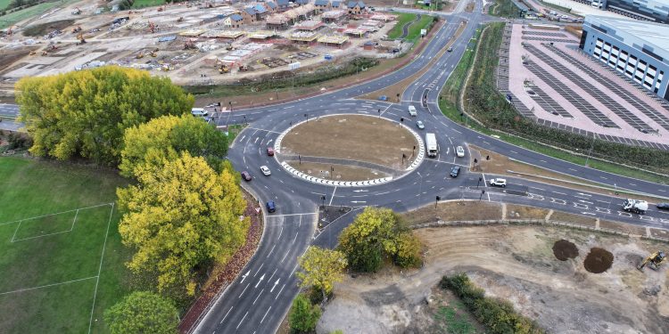 Winvic completes infrastructure works in Newport Pagnell ahead of schedule