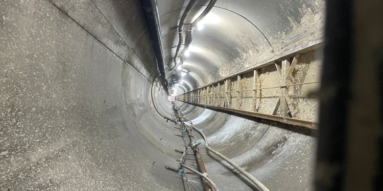 Inside the Tunnel Boring Machine, Southampton Link Main project