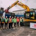 Ceremony marks start of structural demolition at The Priory Centre, Worksop