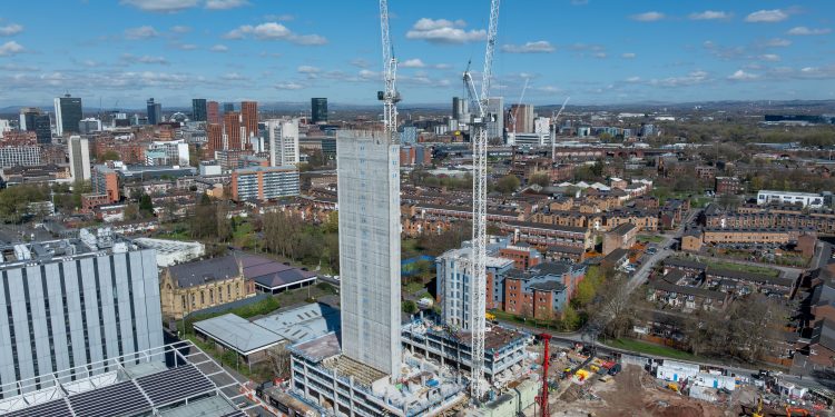 Upper Brook Street student scheme reaches structural milestones