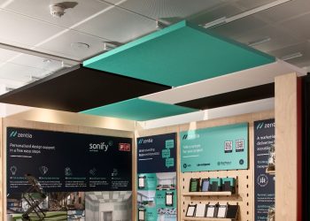 Zentia refreshes ceiling installation at Material Source Studio Glasgow