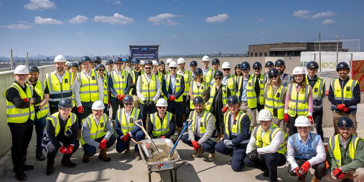 The Hill Group, Peabody and Goodstone Living Top Out at East London Build-to-Rent Project