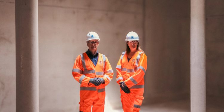 Caroline Nokes MP visits Southern Water’s £100m Southampton Link Main project
