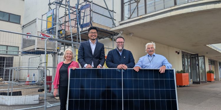 Innovative Lightweight Solar Panels Installed at East Sussex’s Grade I Listed De La Warr Pavilion to Generate 20% of Annual Electricity Needs