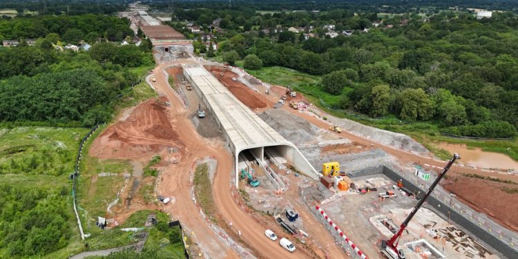 HS2 Completes Structural Works on Burton Green Tunnel