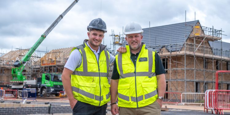 Father and son duo prove construction runs in the family as Spitfire Homes invests in home-grown talent