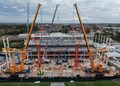 Steelwork Reaches Landmark Milestone on Wrexham AFC’s New Kop Stand