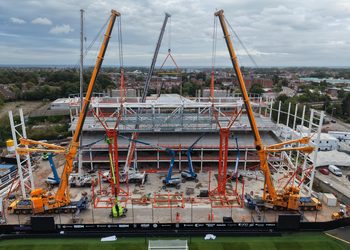 Steelwork Reaches Landmark Milestone on Wrexham AFC’s New Kop Stand