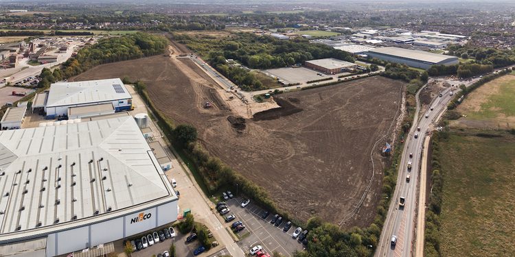 Phase 1 Enabling Works Complete at 54-Acre Teeslink Logistics Development