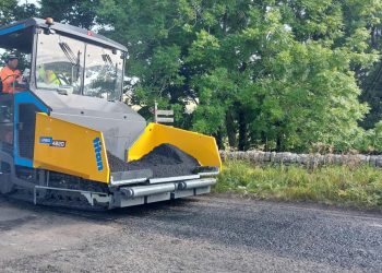 Carbon-storing asphalt used on A689 improvement works in Cumbria